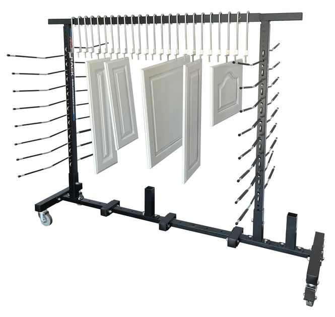 Adjustable 12-Way Mobile Blacked Out Drying Rack – Fast Rack Equipment, LLC