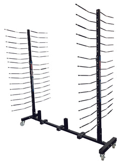 Adjustable 12-Way Mobile Blacked Out Drying Rack