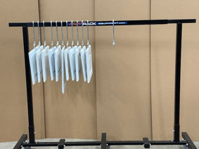 Blacked-Out 30 Cabinet Drying Rack Tower